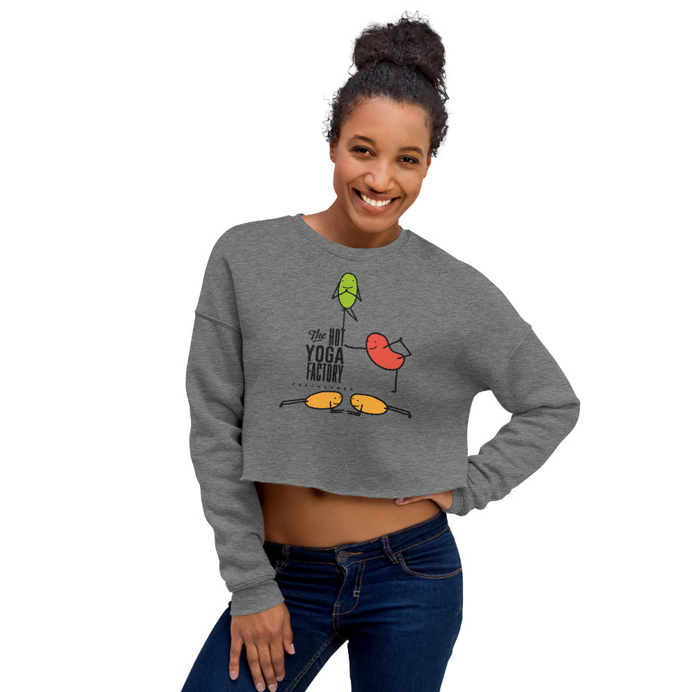 The Hot Yoga Factory-Crop Sweatshirt
