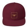 WAYhat-SQUARE Solid G Wool Blend Snapback-More Colors