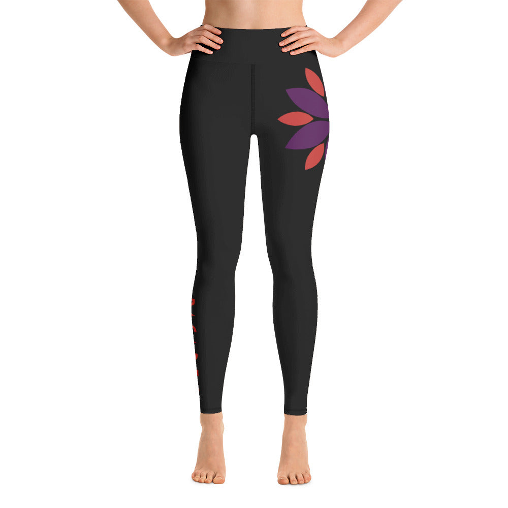Hot Yoga Pasadena-Flower Hip Leggings