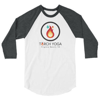 Torch Yoga VA Unisex Fine Jersey Raglan Tee w/ Tear Away Label