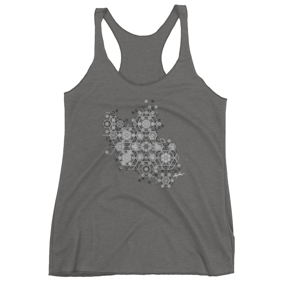 Zeb Yoga Tattoo-Women's Racerback Tank