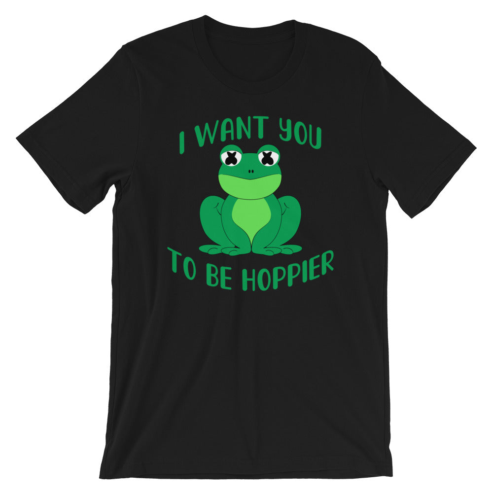 HOPPIER-Short-Sleeve Unisex T-Shirt