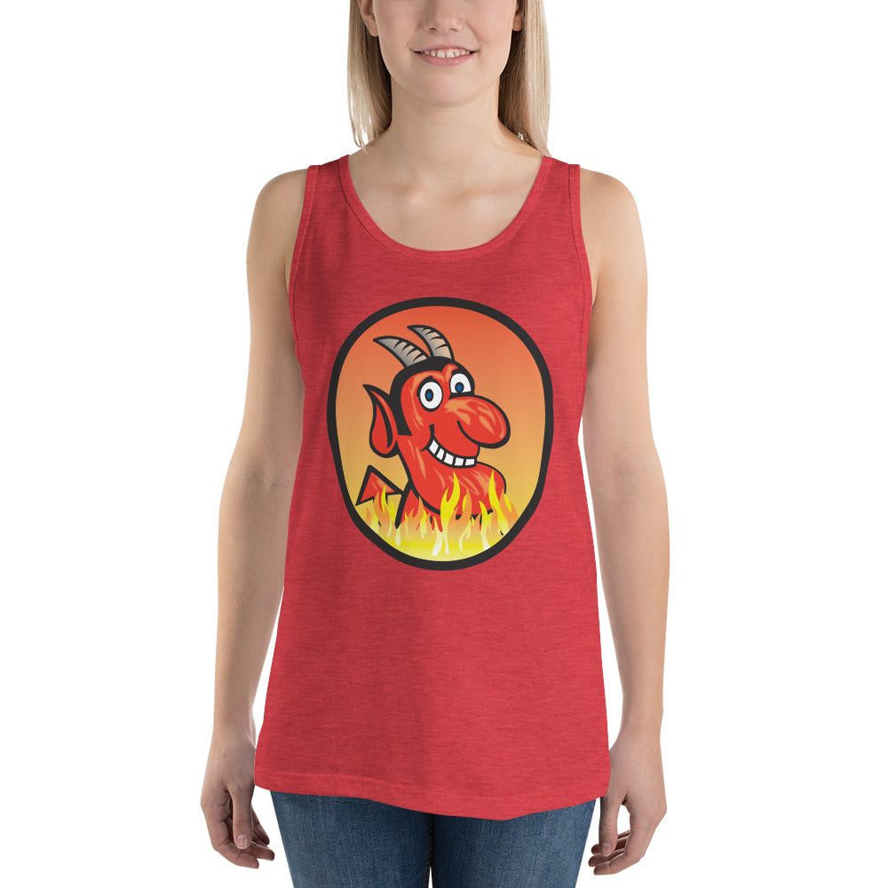 Yoga Hell Devil-Unisex  Tank Top