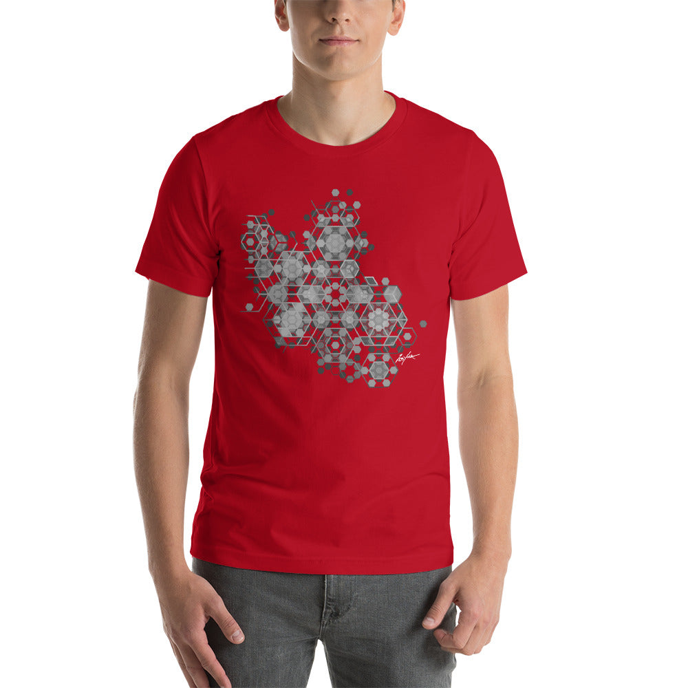 ZEB Yoga Tattoo Dark-Short-Sleeve Unisex T-Shirt