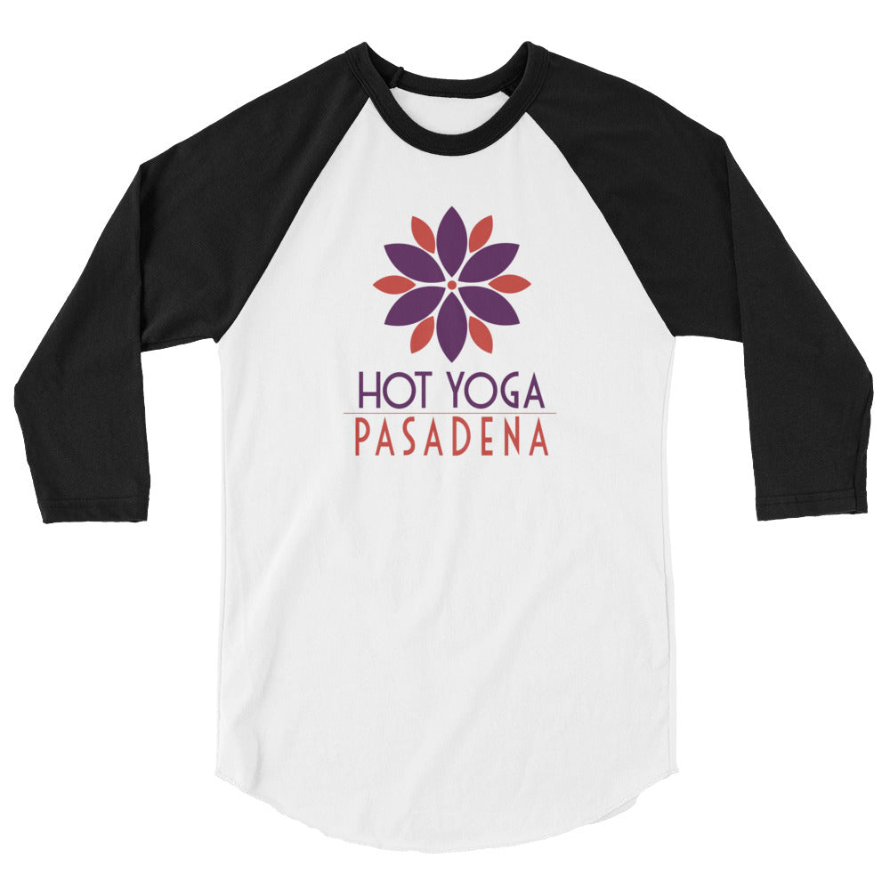 Hot Yoga Pasadena-3/4 sleeve raglan shirt