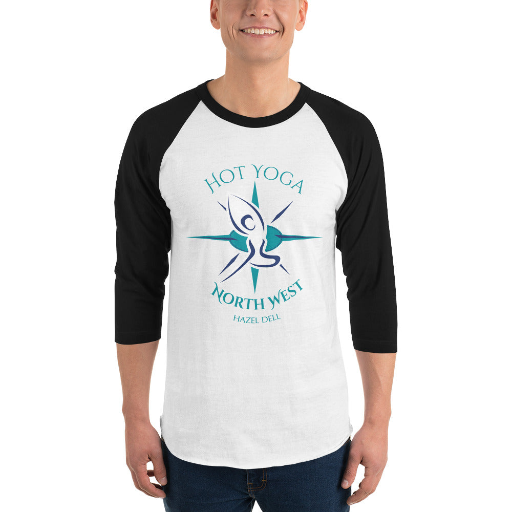 Hot Yoga North West -  Unisex 3/4 Sleeve Raglan Shirt