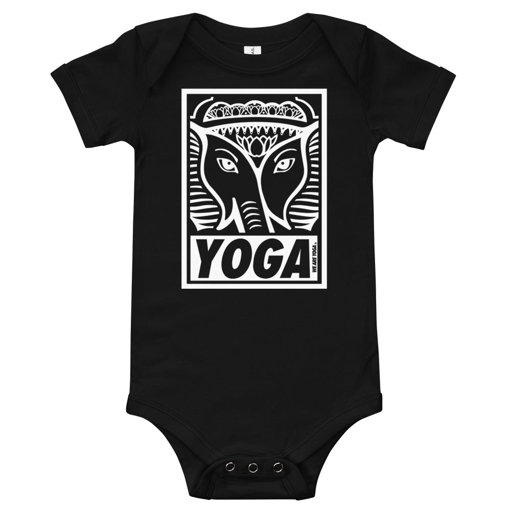 Yoga Stamp Onesie