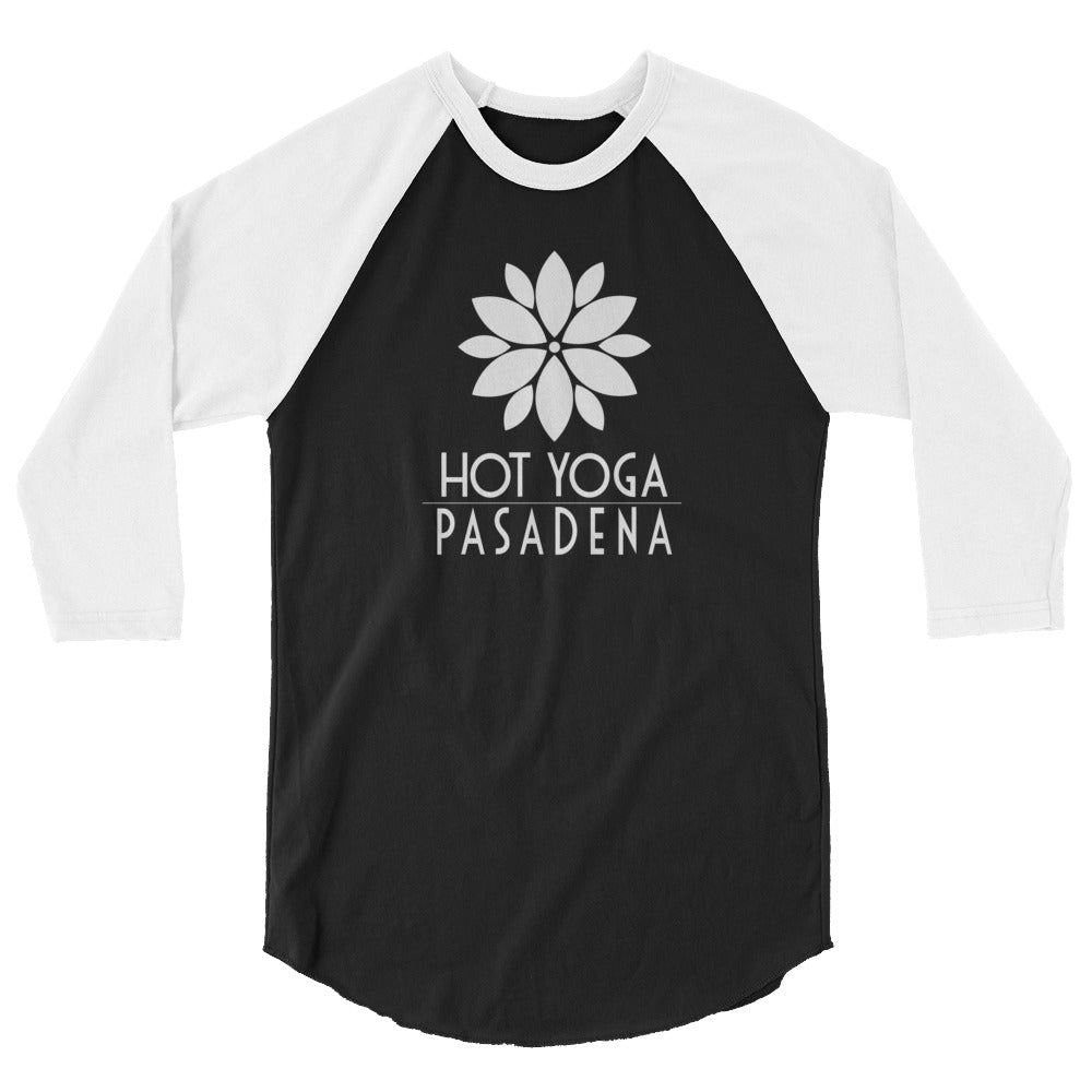 Hot Yoga Pasadena-3/4 sleeve raglan shirt