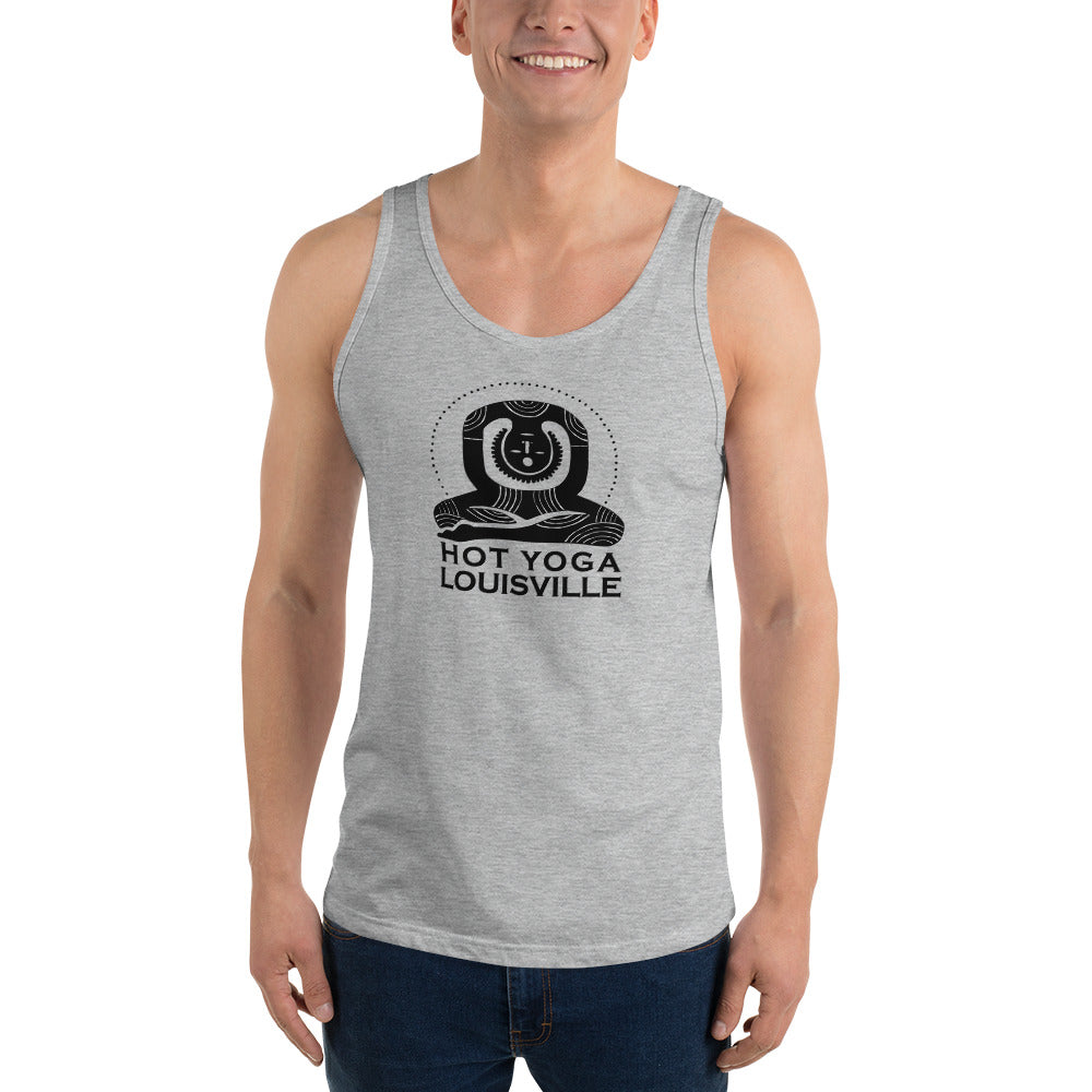 Hot Yoga Louisville Black Logo Men's Tank Top