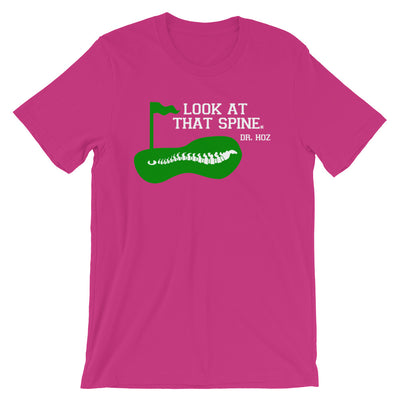 Golf Spine-Short-Sleeve Unisex T-Shirt