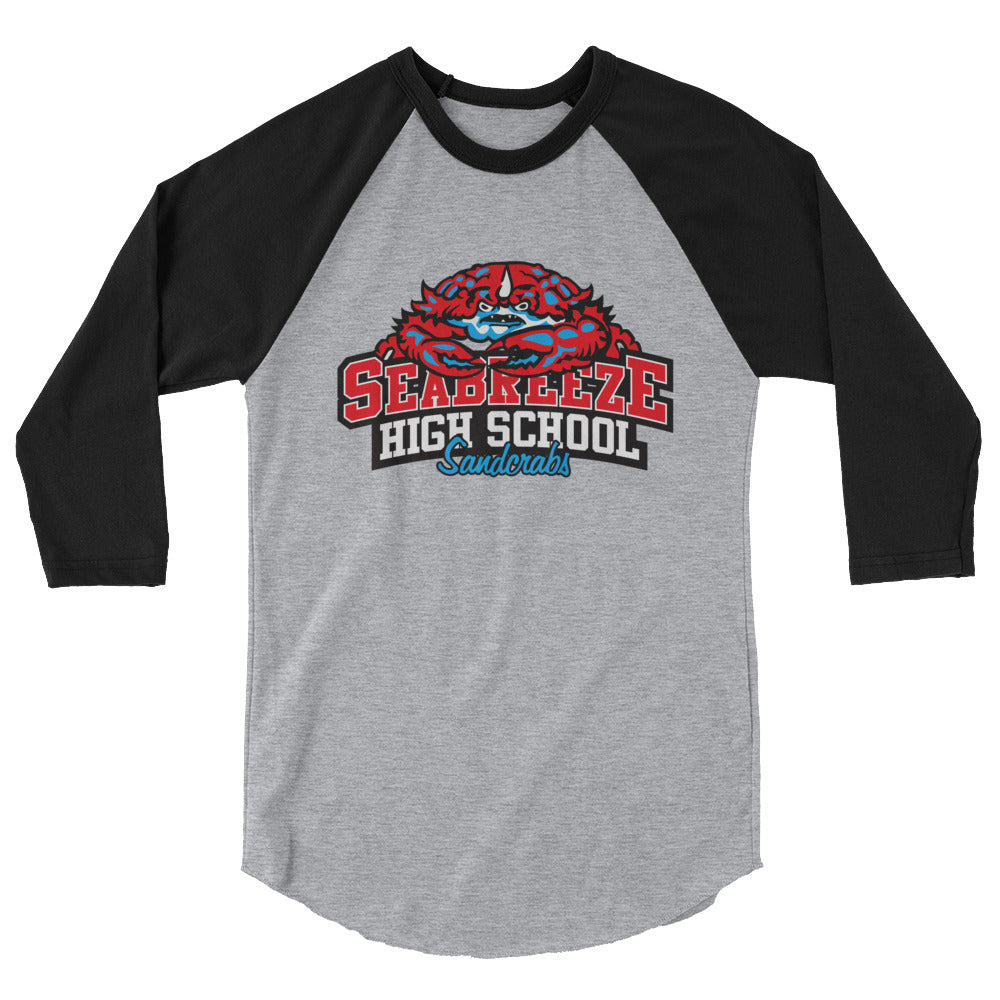 Seabreeze High School-3/4 Sleeve Raglan Shirt