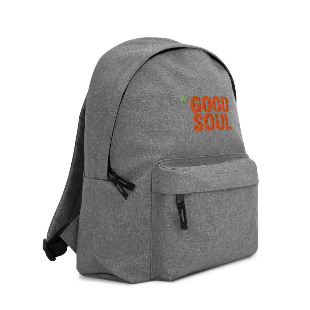 Good Soul Yoga-Embroidered Backpack