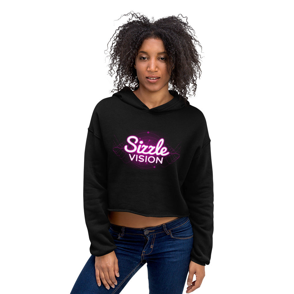Sizzle Vision-Crop Hoodie