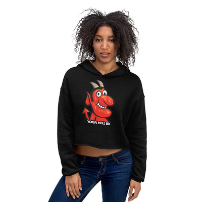 Yoga Hell BK-Crop Hoodie