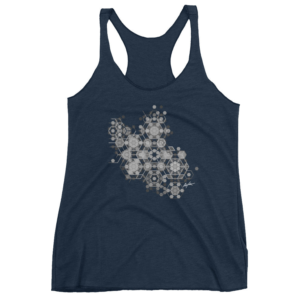 Zeb Yoga Tattoo-Women's Racerback Tank