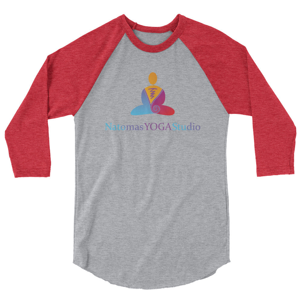 Natomas Yoga Studio-3/4 Sleeve Raglan Shirt