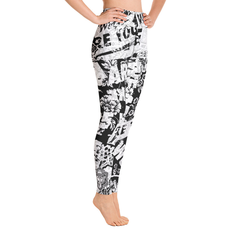 WAYdecay B&W3 Yoga Leggings