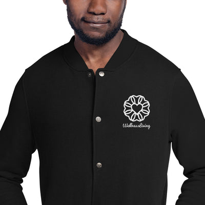 Wellness Living-Embroidered Champion Bomber Jacket