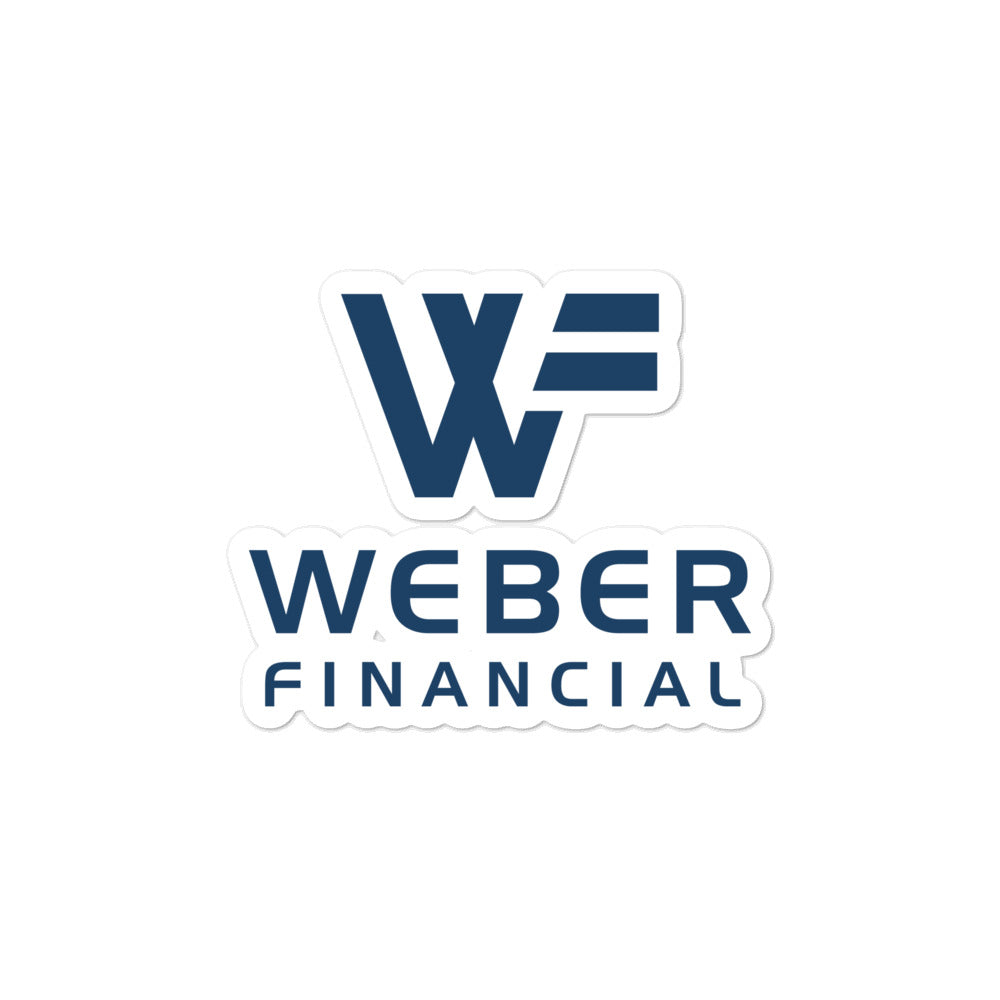 Weber Financial-Bubble-free stickers