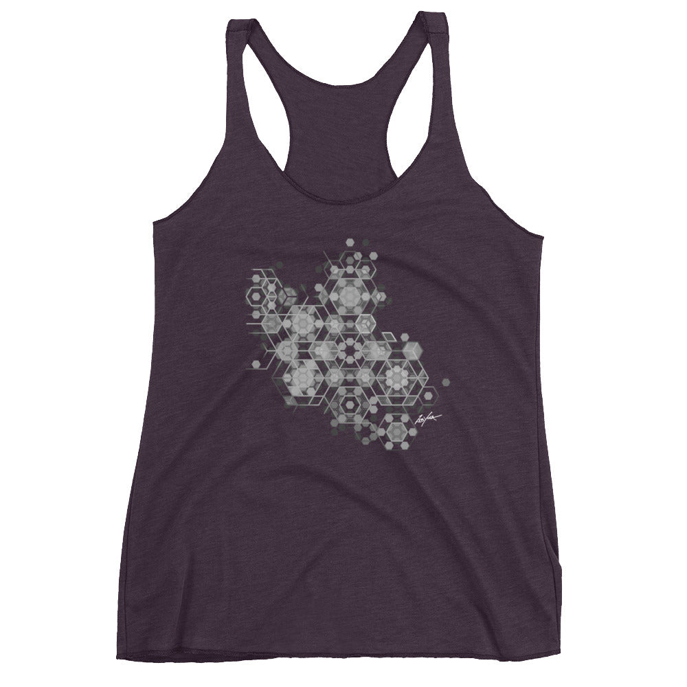 Zeb Yoga Tattoo-Women's Racerback Tank