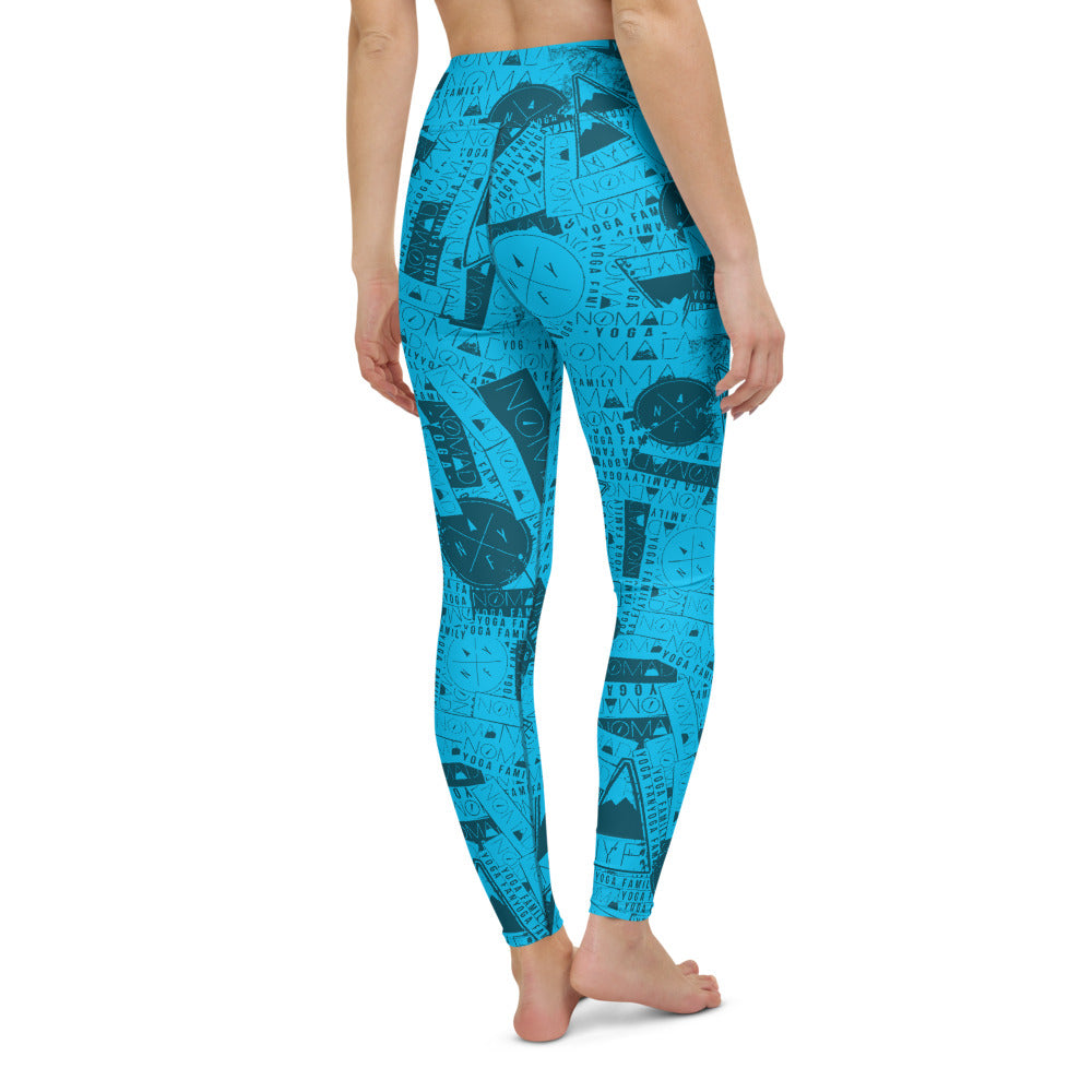 NYF Yoga Leggings - Blue