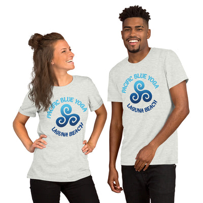 Pacific Blue Yoga-Short-Sleeve Unisex T-Shirt