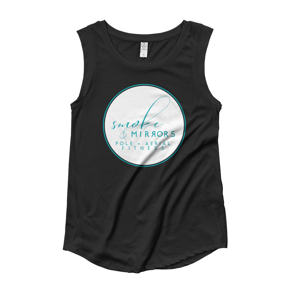 Smoke & Mirrors Fitness-Ladies’ Cap Sleeve T-Shirt