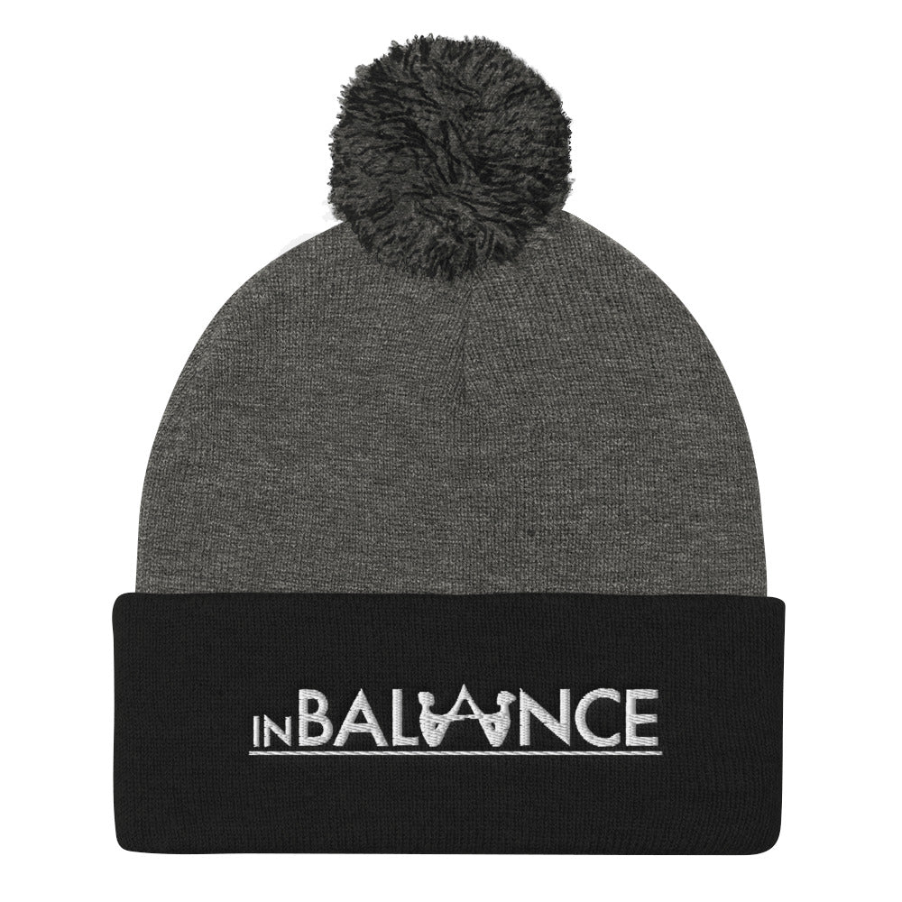 inBalance-Pom Pom Knit Cap