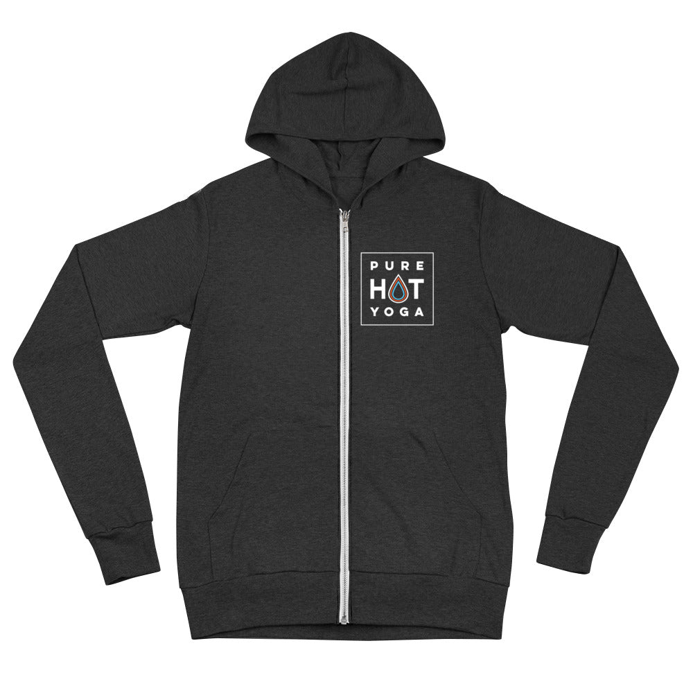 Pure Hot Yoga St. Louis-Unisex zip hoodie