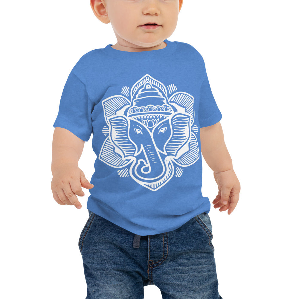 Elephant Lotus Short Sleeve Infant Tee