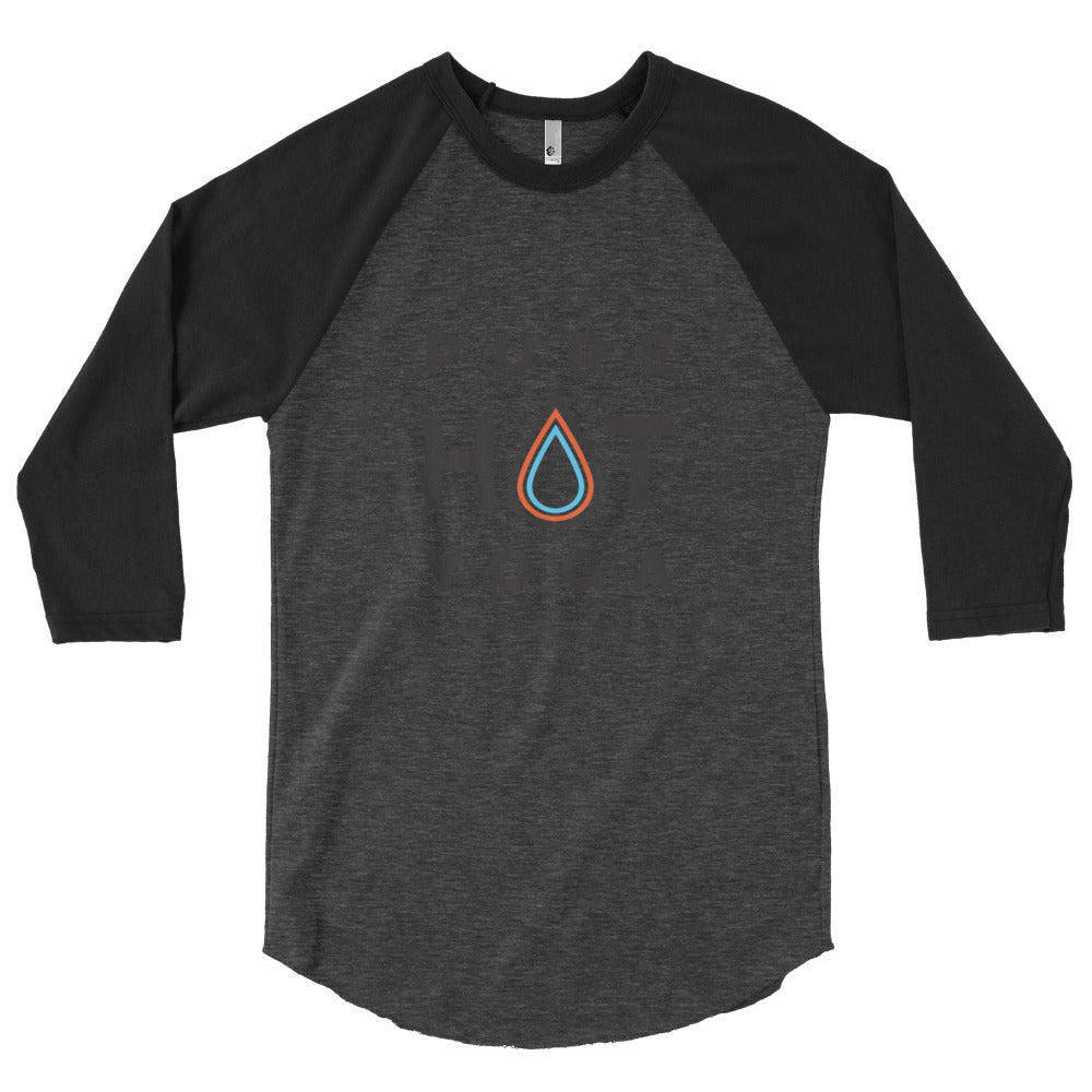 Pure Hot Yoga St. Louis-3/4 Sleeve Raglan Shirt