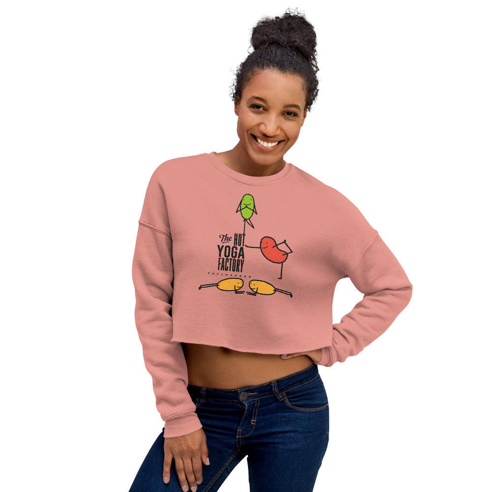 The Hot Yoga Factory-Crop Sweatshirt