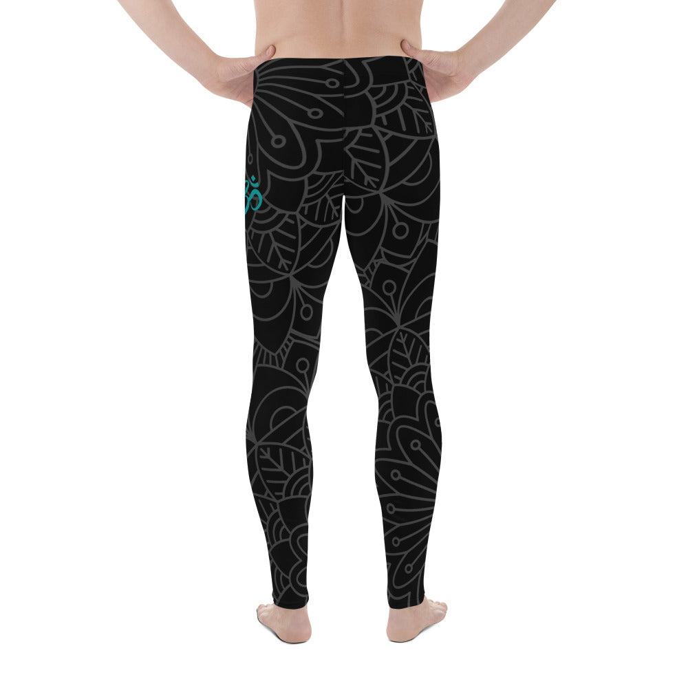 M3Yoga-Pattern Men's Leggings 2