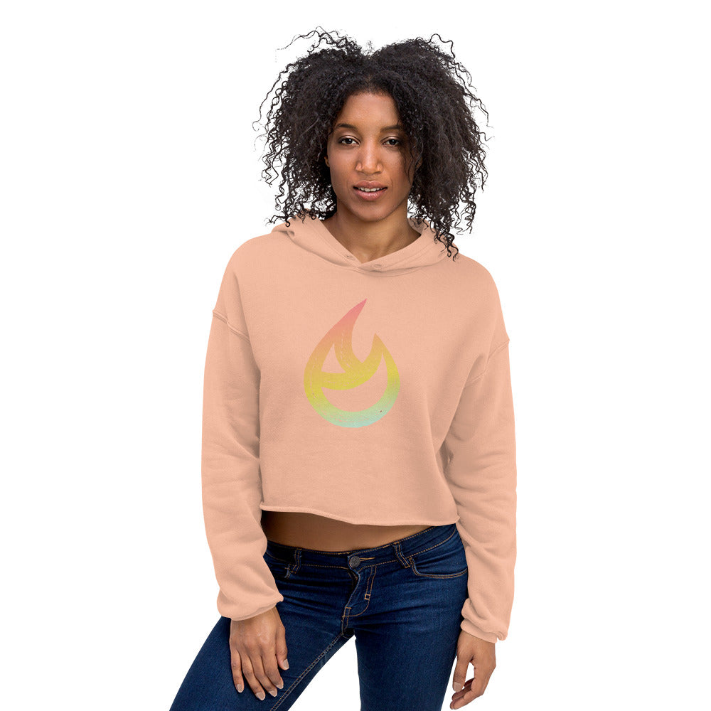 The Hot Room-Crop Hoodie