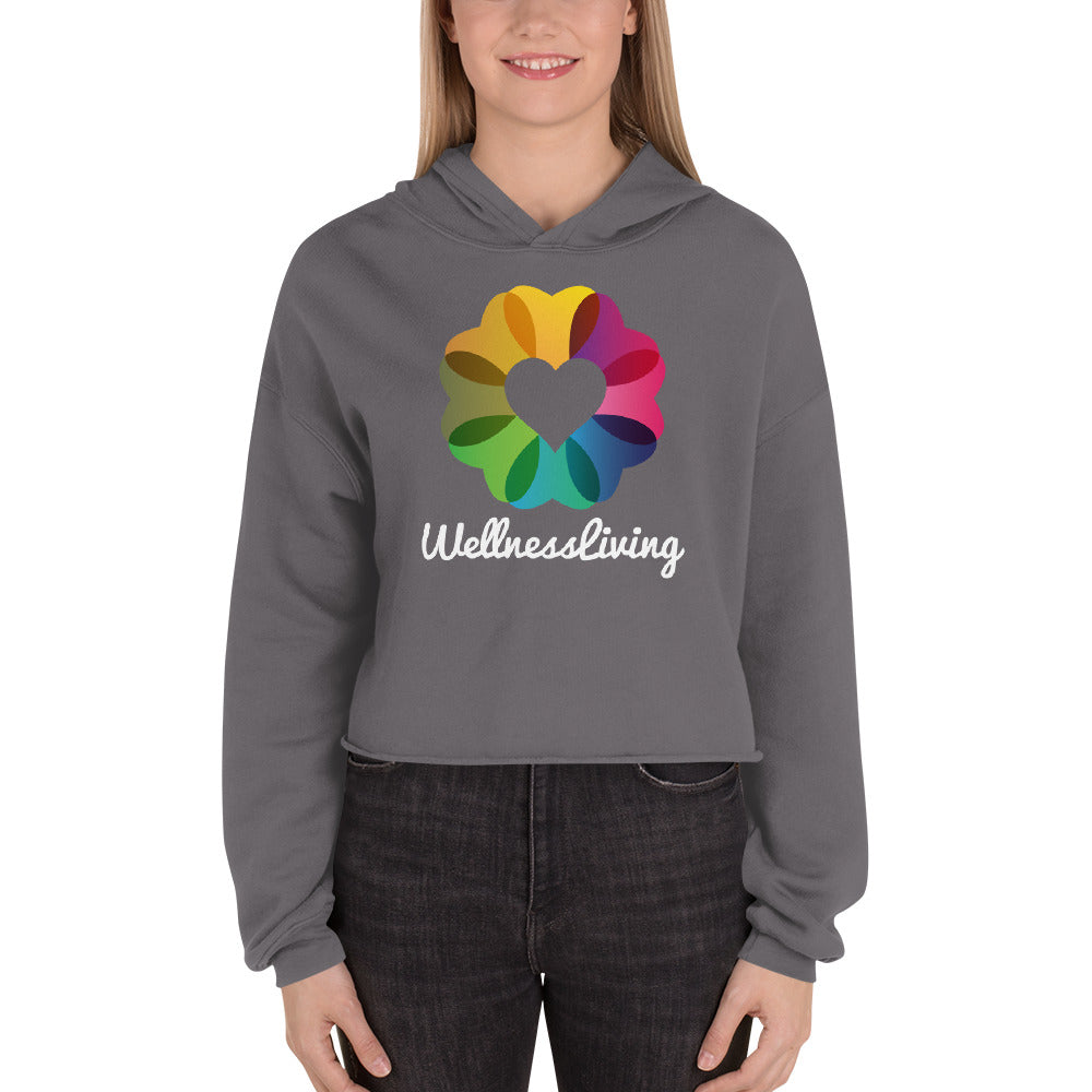 Wellness Living-Crop Hoodie