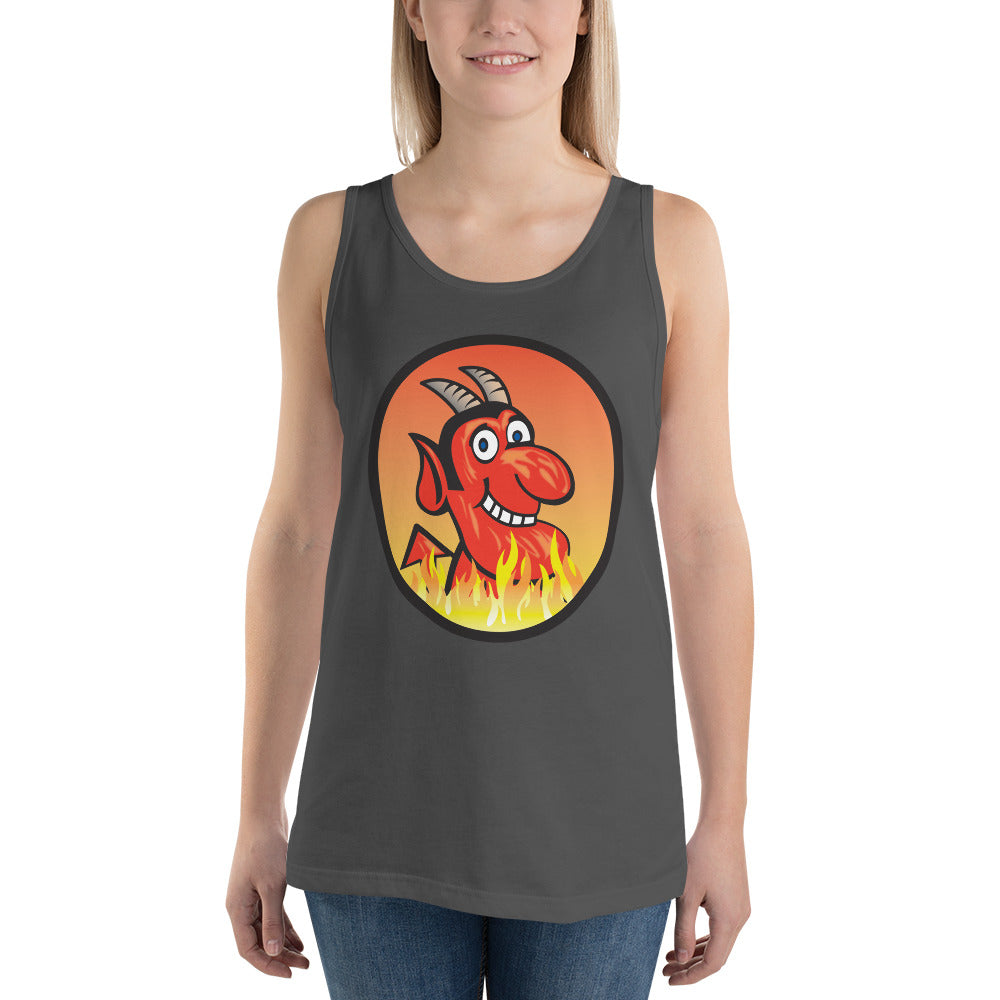 Yoga Hell Devil-Unisex  Tank Top