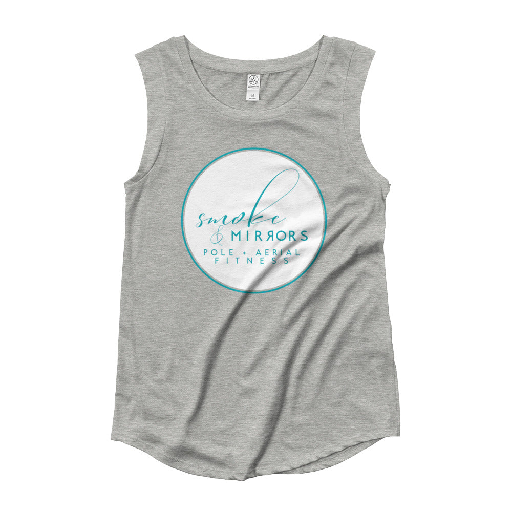 Smoke & Mirrors Fitness-Ladies’ Cap Sleeve T-Shirt