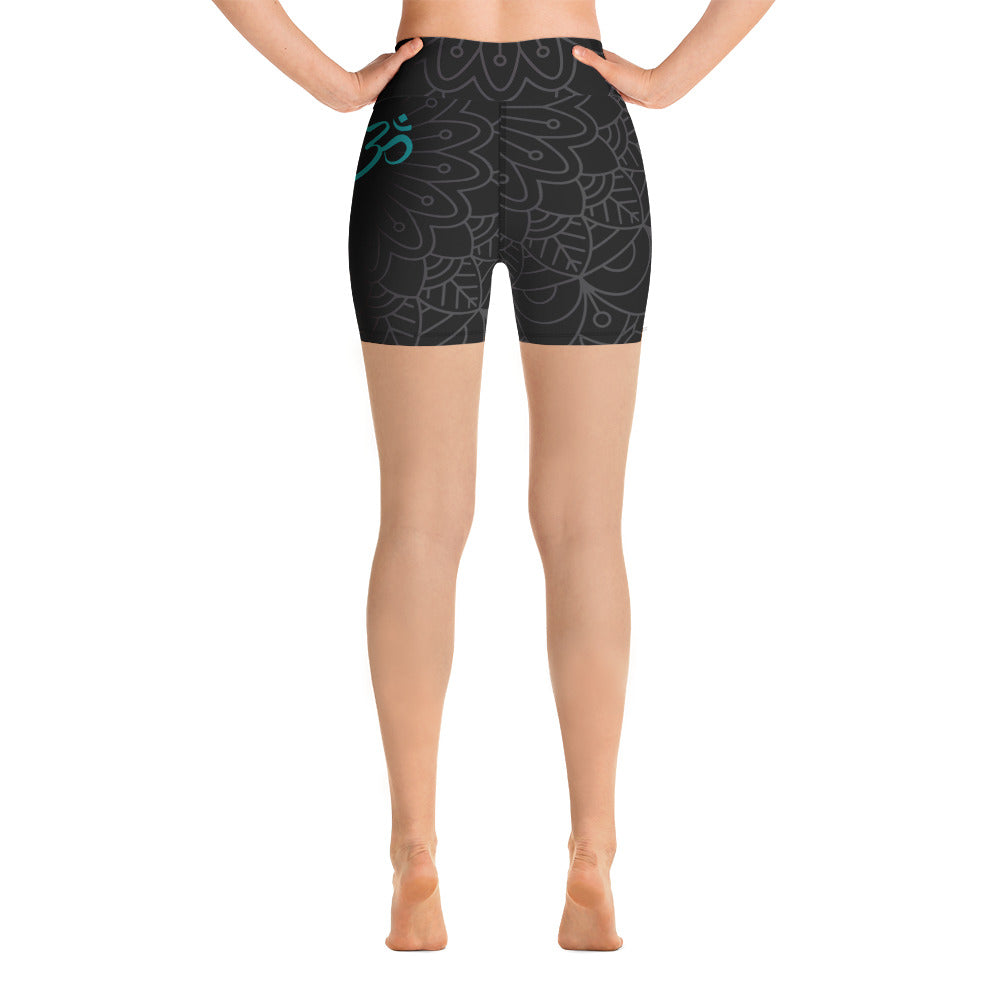 M3Yoga-Pattern Yoga Shorts
