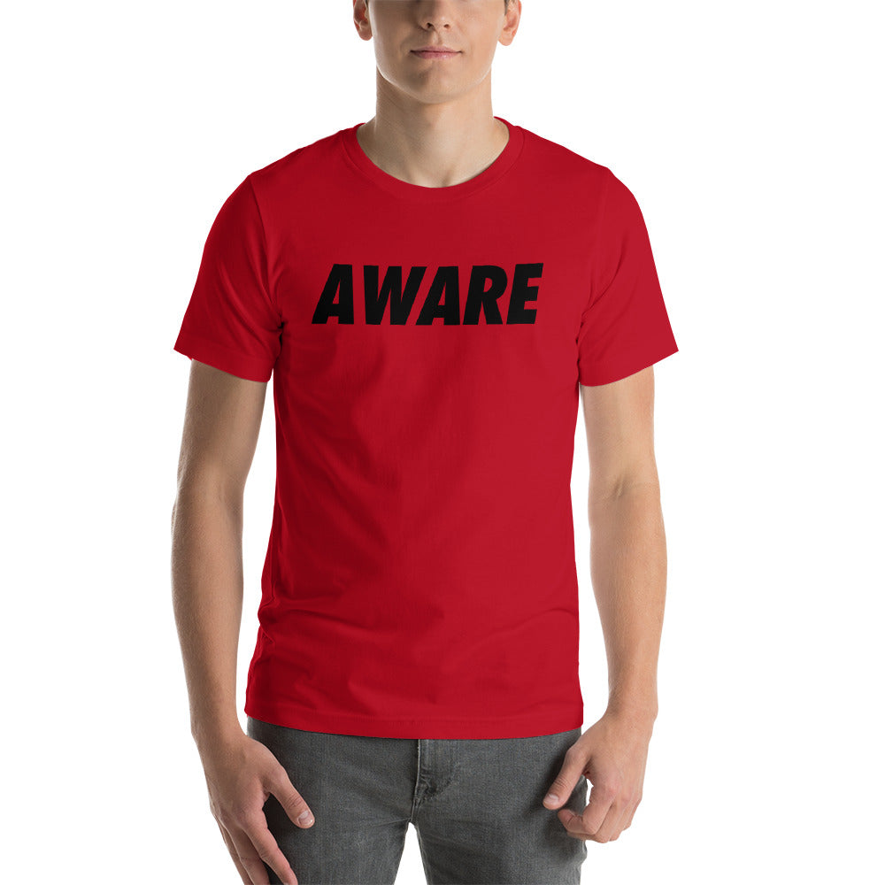 AWARE-Short-Sleeve Unisex T-Shirt