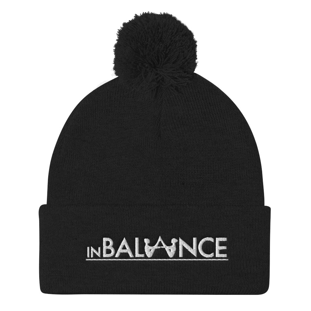inBalance-Pom Pom Knit Cap