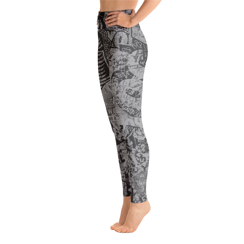 WAYdecay ltGRY1 Yoga Leggings