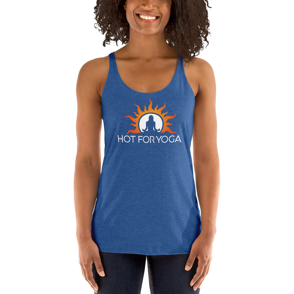 Hot For Yoga-Women's Racerback Tank
