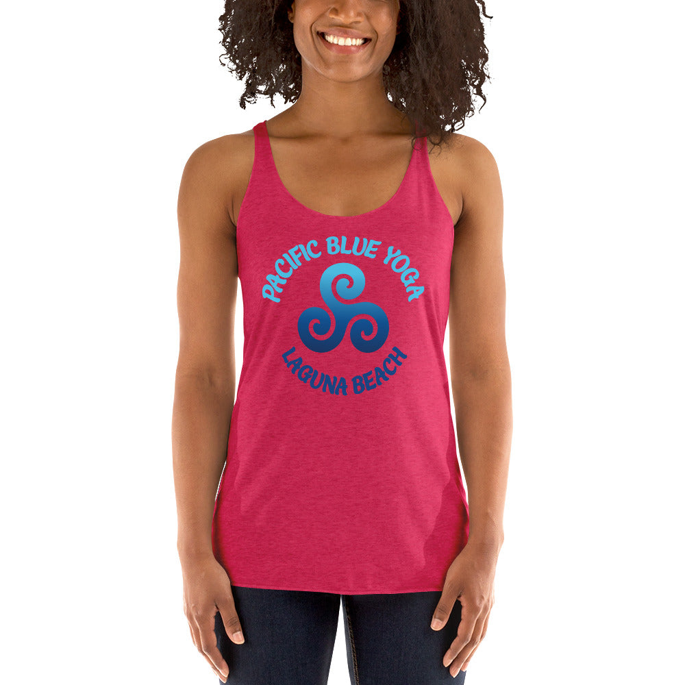 Pacific Blue Yoga-Women's Racerback Tank