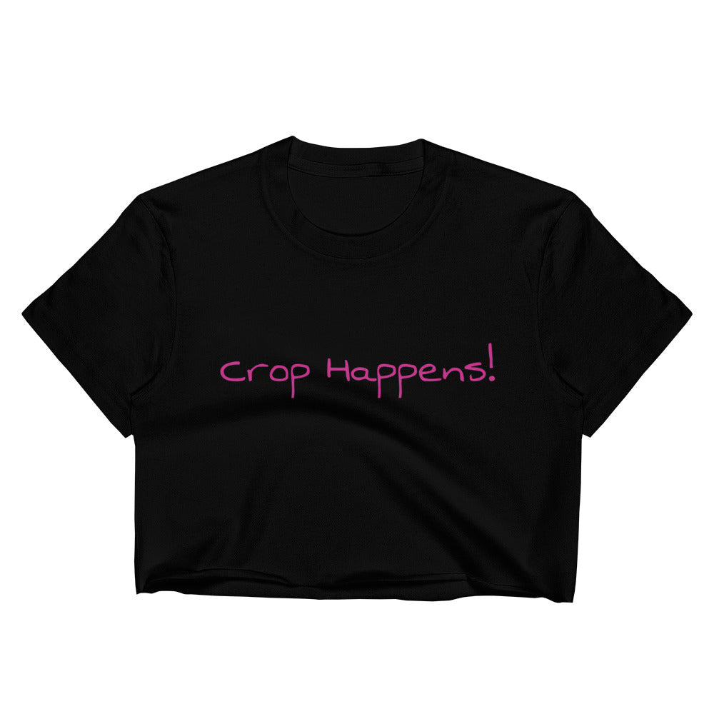 Crop Happens-Customizable-Women's Crop Top