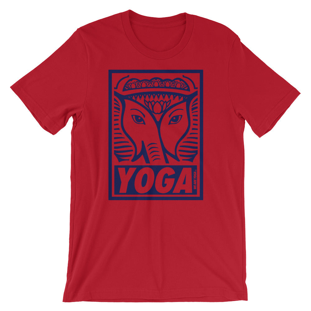 Red + Navy Stamp Team Tee