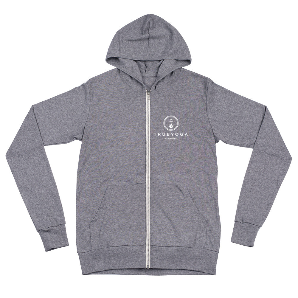 True Yoga Vermont-Unisex zip hoodie