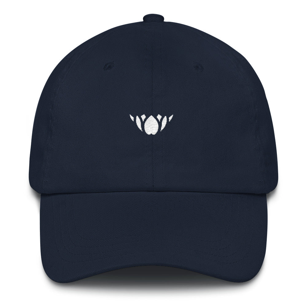 Navy & White Lotus-Club hat