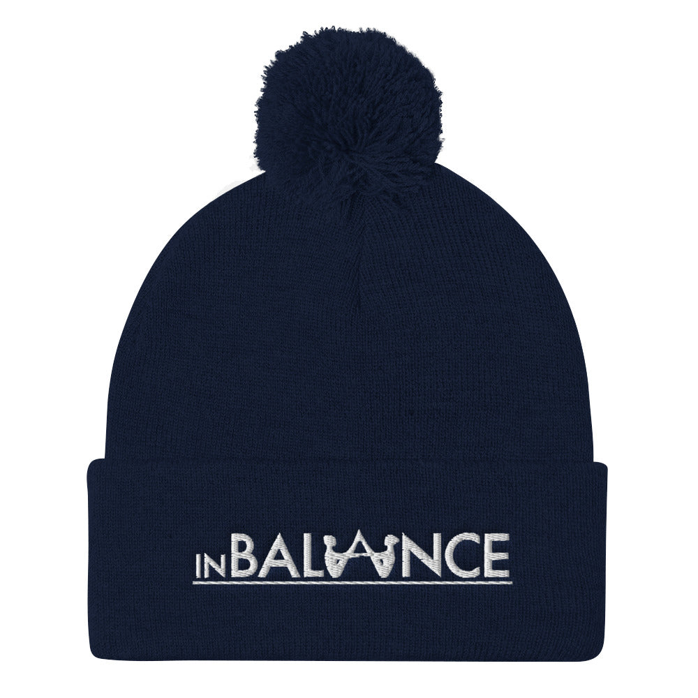 inBalance-Pom Pom Knit Cap