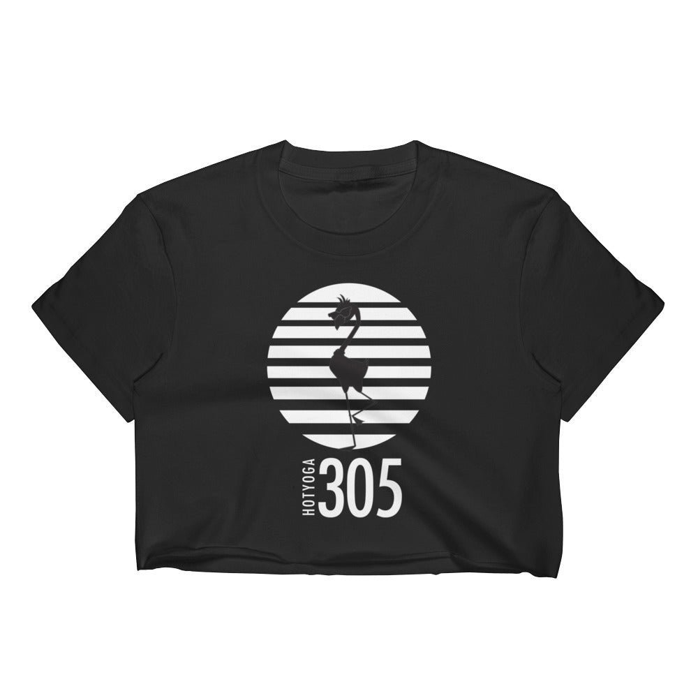 305 Yoga-Fine Jersey Short Sleeve Cropped T-Shirt