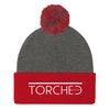 TORCHED BARRE-Pom Pom Knit Cap